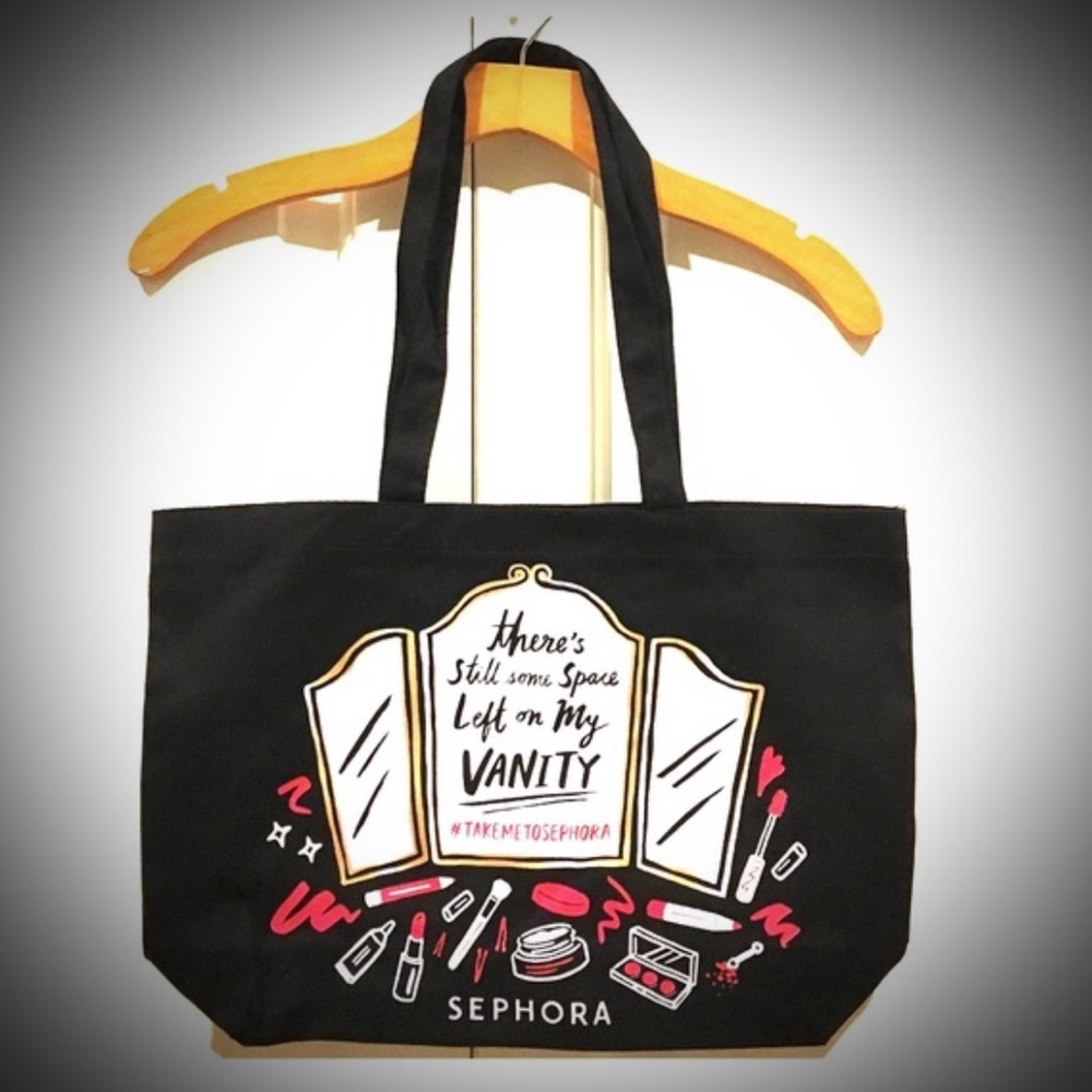 NWOT. Sephora Black Tote. Limited Edition.